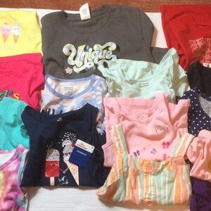 Bundle Colorful Graphic T-Shirts Collection 4-5